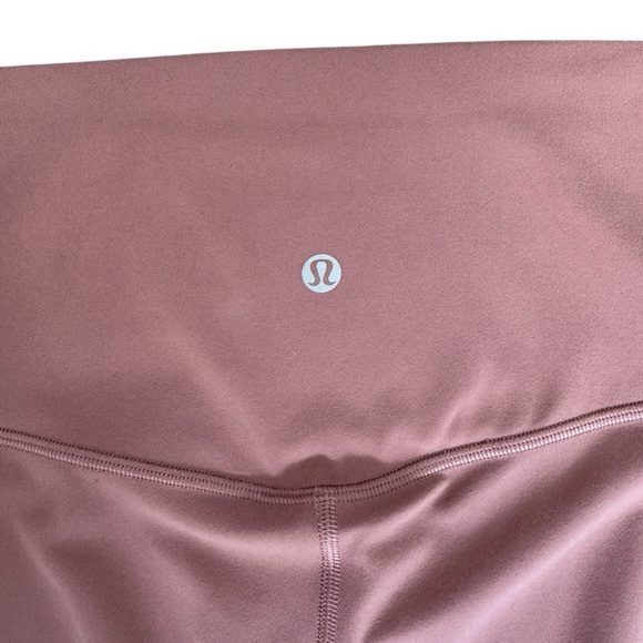 LULULEMON Align Crop 21" Leggings Spiced Chai High Rise Yoga Pant Tights Pink 2 - Picture 9 of 11